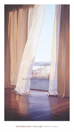 Framed Amber Light Print