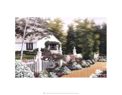 Framed In Full Bloom Print