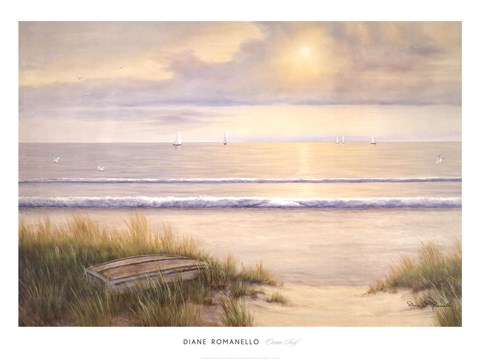 Framed Ocean Surf Print