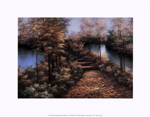 Framed Autumn Leaves Print