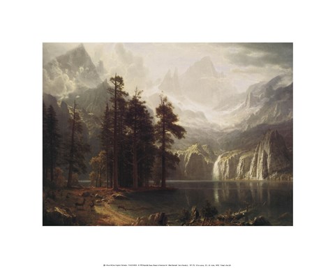 Framed Sierra Nevada Print