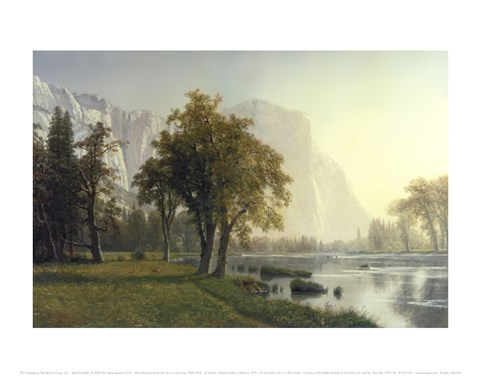 Framed El Capitan, Yosemite Valley, California, 1875 Print