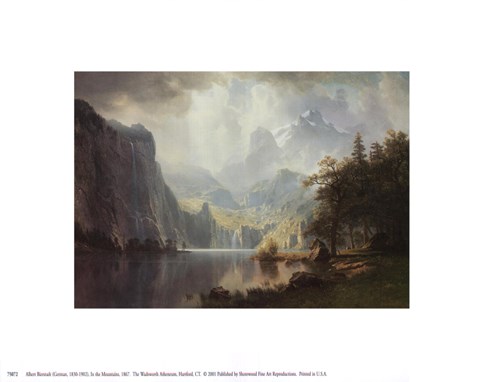 Framed In the Mountains Print