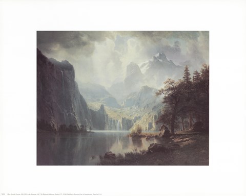 Framed In the Mountains Print