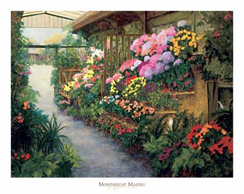 Framed Spring Flower Market Print