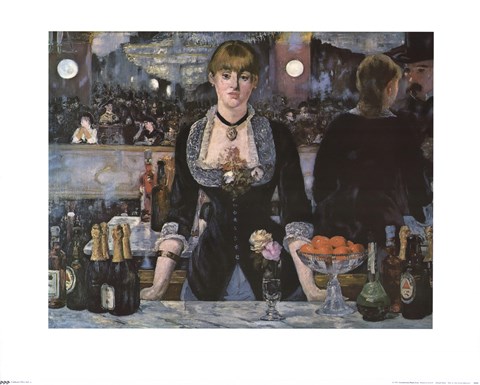 Framed Bar At the Folies-Bergere Print