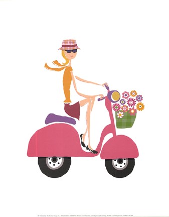 Framed Town Excursion Print