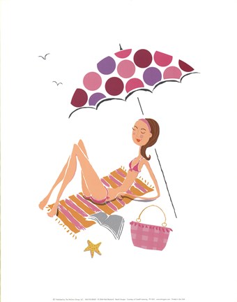 Framed Beach Escape Print