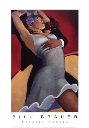 Framed Scarlet Dancer Print