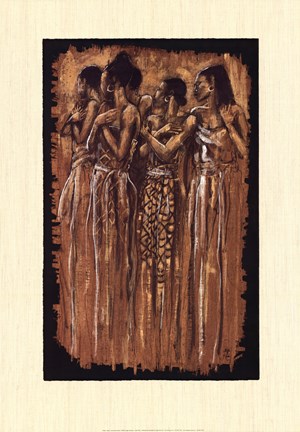 Framed Sisters in Spirit (24 x 34) Print
