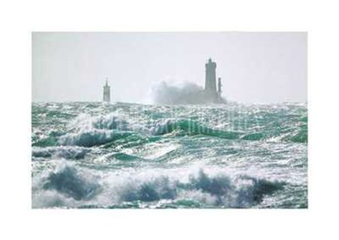 Framed Pointe Du Raz Print