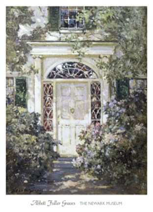 Framed Doorway, 19th Century Print