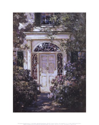 Framed Doorway, 19th Century Print