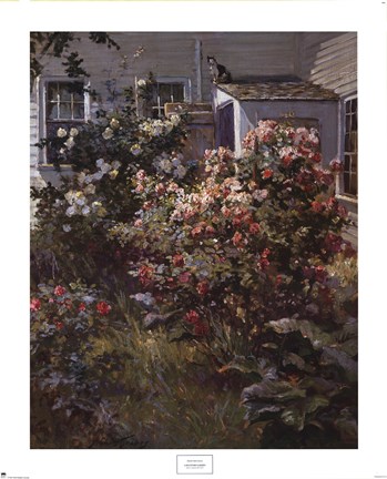 Framed Backyard Garden Print