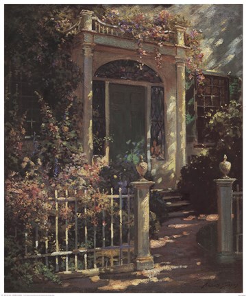 Framed Portsmouth Doorway Print