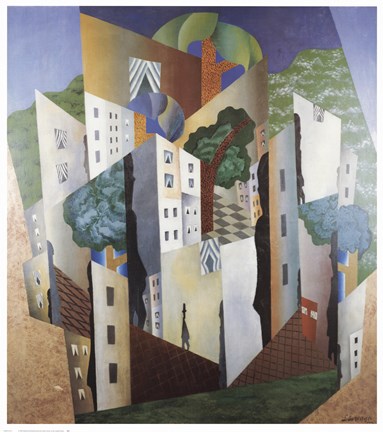 Framed La Ville Print