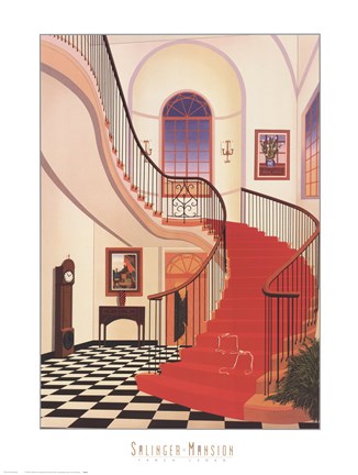 Framed Salinger Mansion Print