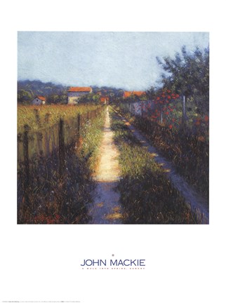 Framed Walk Into Spring Sanary Print