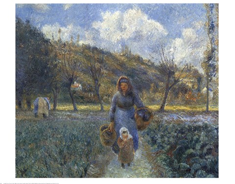 Framed In the Garden Print