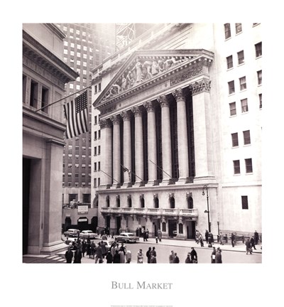 Framed Bull Market Print