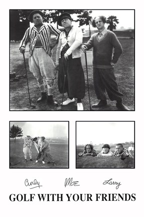 Framed Golf with Your Friends Print