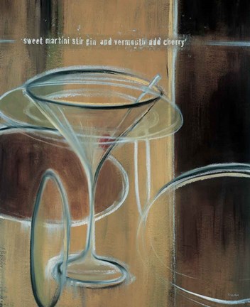 Framed Sweet Martini Print