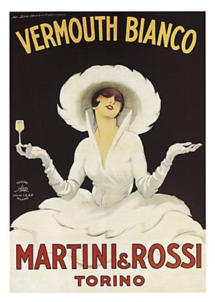 Framed Martini and Rossi Print