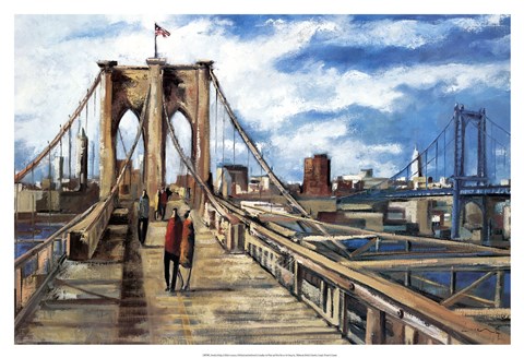 Framed Brooklyn Bridge Print
