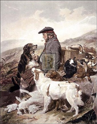 Framed Scotch Gamekeeper Pm Print