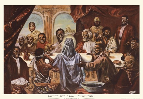 Framed Last Supper Print