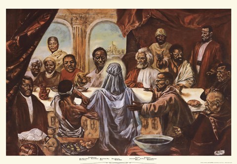 Framed Last Supper Print