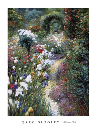 Framed Radiant Path Print