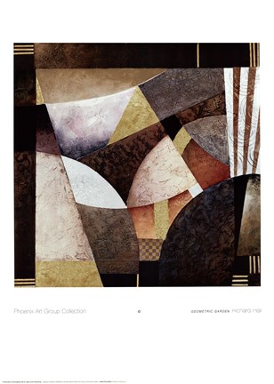 Framed Geometric Garden Print