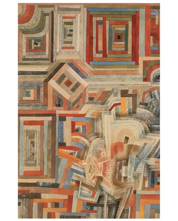 Framed Palace Partially Destroyed Print