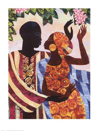 Framed In the Garden Print