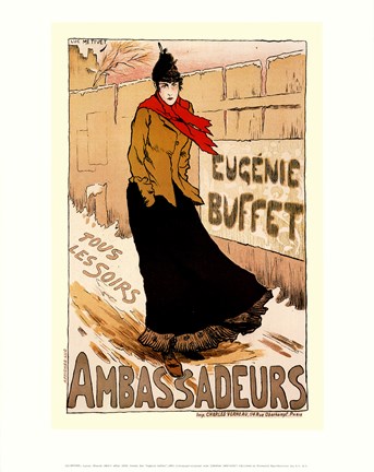 Framed Eugenie Buffet Print