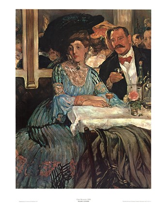 Framed Chez Mouquin Print