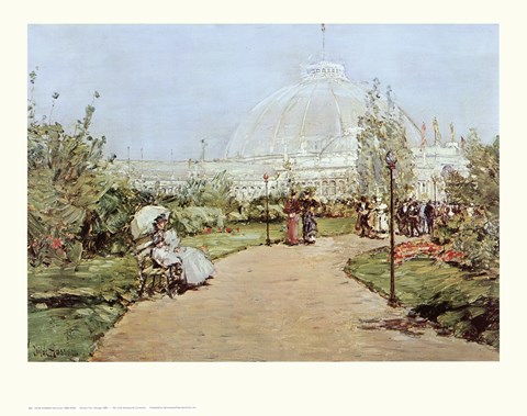 Framed World's Fair Chicago Print