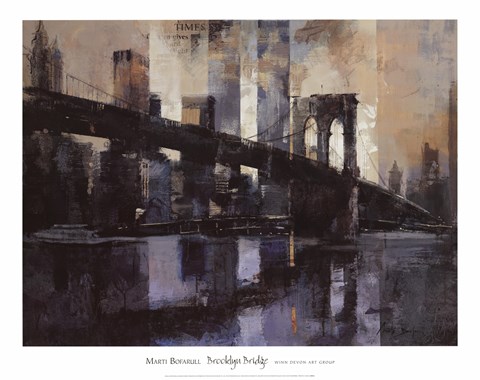 Framed Brooklyn Bridge Print