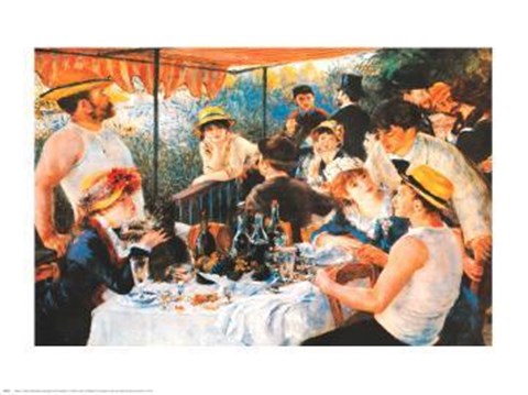 Framed Luncheon Of The Boating Party, 1881 Print