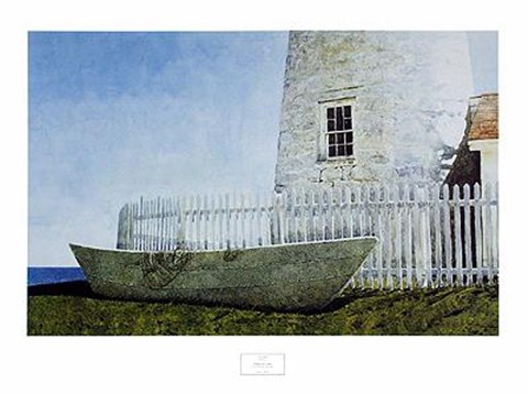 Framed Pemaquid Dory Print