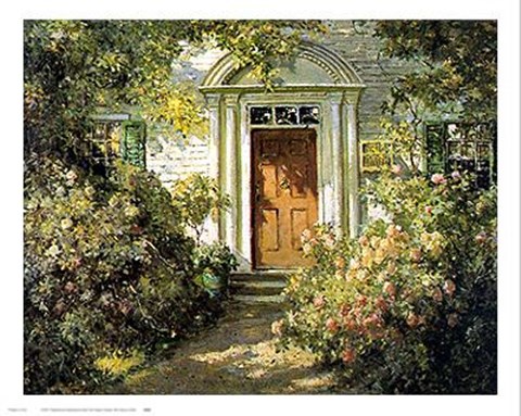 Framed Grandmother&#39;s Doorway Print
