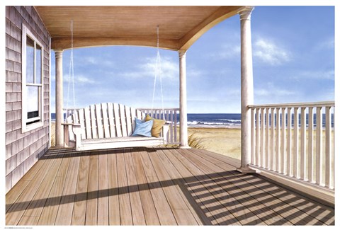 Framed Porch Swing Print