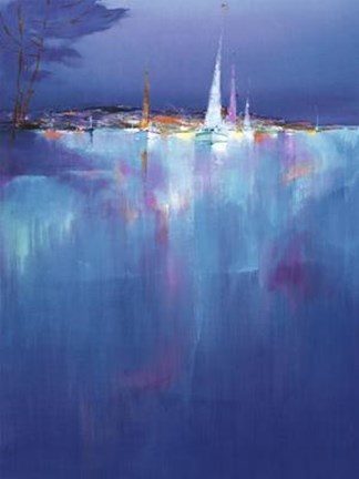 Framed Marina Azzurra Print