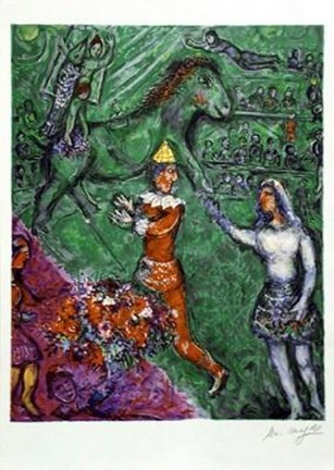 Framed Le Cirque Vert Print