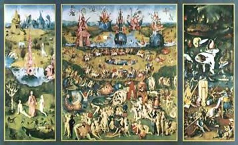 Framed Garden Of Delights Print