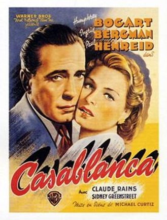 Framed Casablanca Print