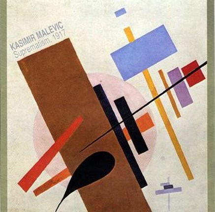 Framed Suprematism, 1917 Print