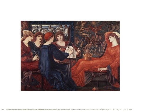 Framed Laus Veneris Print
