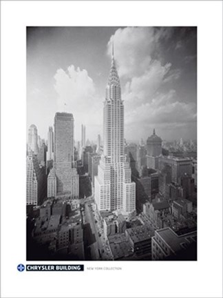 Framed Chrysler Building Print